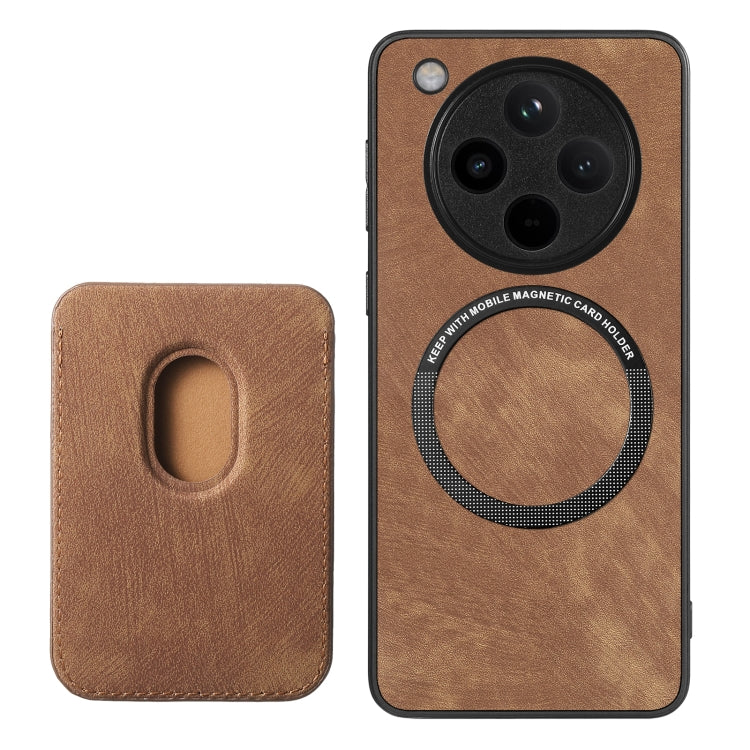 Retro Leather Card Bag Magnetic Phone Case, For OPPO Find X8 Pro, For OPPO Reno8 T 4G, For OPPO Reno8 Z, For OPPO Reno9 5G