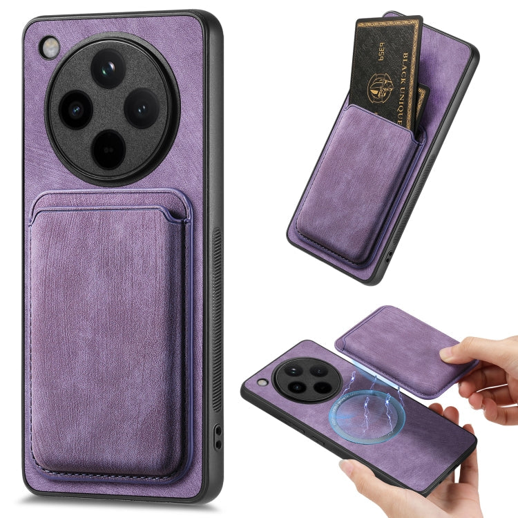 Retro Leather Card Bag Magnetic Phone Case, For OPPO Find X8 Pro, For OPPO Reno8 T 4G, For OPPO Reno8 Z, For OPPO Reno9 5G