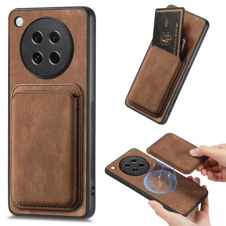 Retro Leather Card Bag Magnetic Phone Case, For OPPO A79 5G, For OPPO Find X8s, For OPPO Find X8 Ultra, For OPPO Find X8