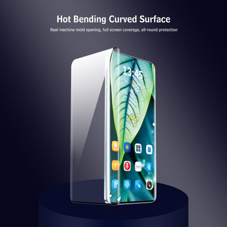 For vivo X90 Pro+ ENKAY Easy Install Hot Bending Full Coverage Side Glue Tempered Glass Film