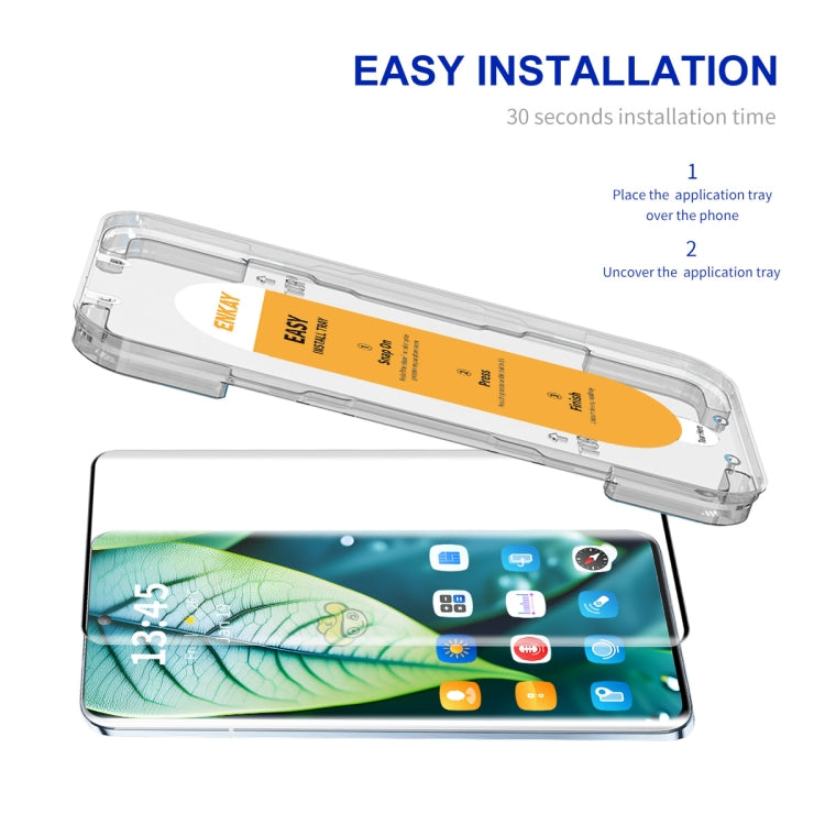 For Honor 200 ENKAY Easy Install Hot Bending Side Glue Tempered Glass Film
