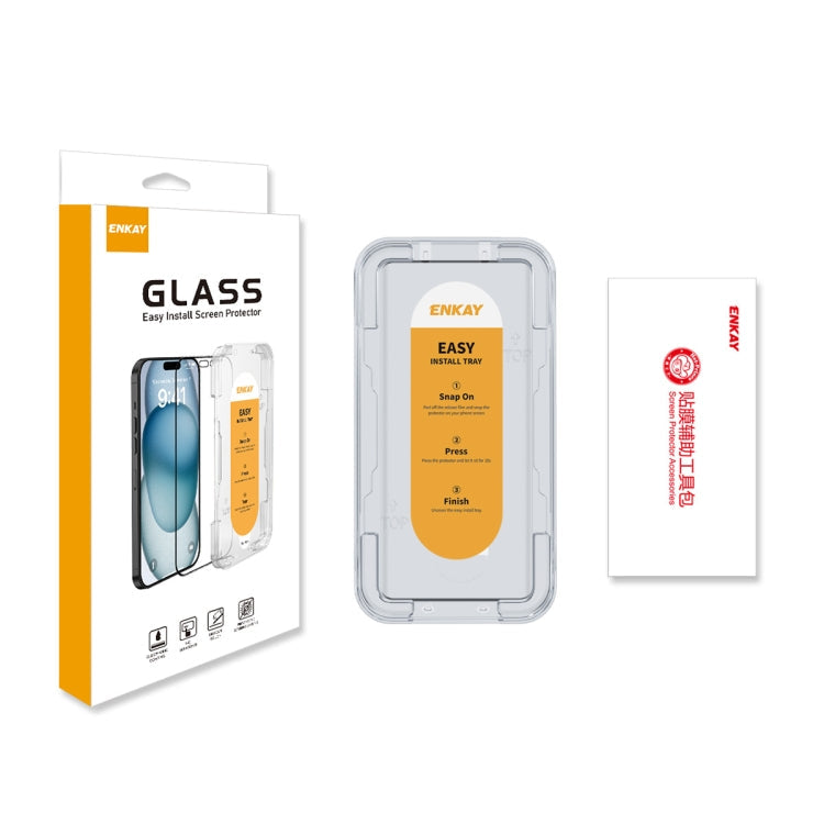 For Huawei Nova 10 ENKAY Easy Install Hot Bending Side Glue Tempered Glass Film