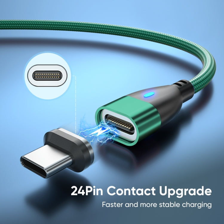 ENKAY 3 in 1 PD100W Type-C to Type-C / 8 Pin / Micro USB Magnetic Fast Charging Cable, Cable Length:1m(Black)