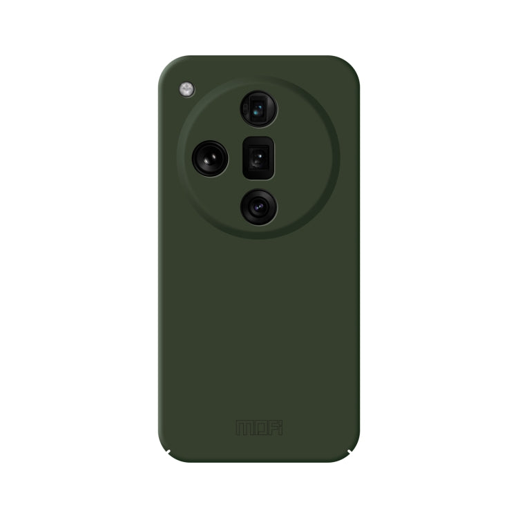 For OPPO Find X7 MOFI Qin Series Skin Feel All-inclusive PC Phone Case(Green)