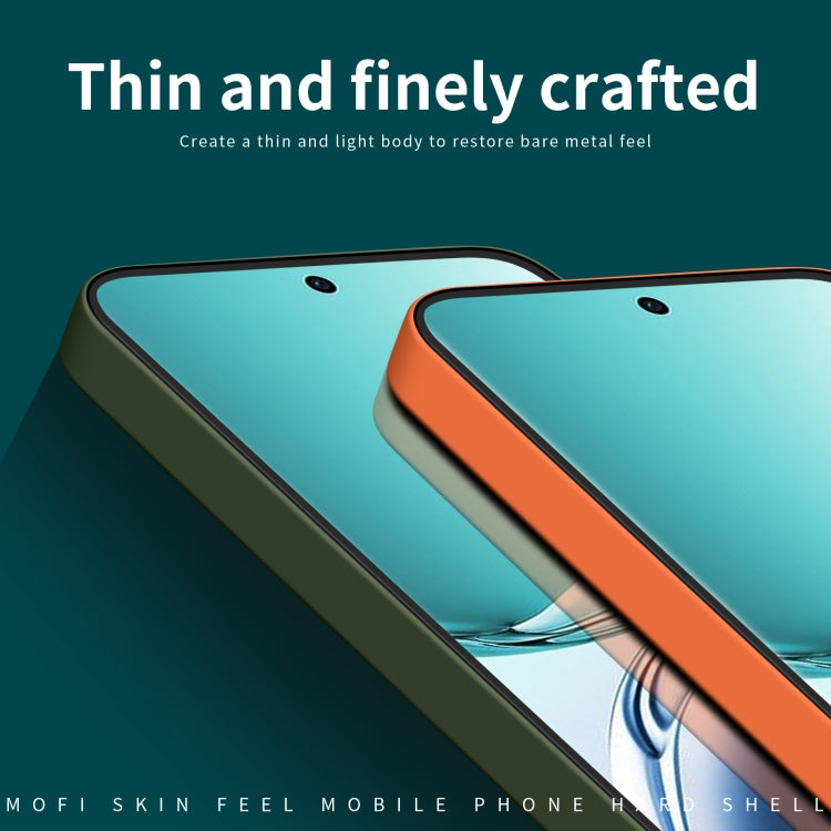 For OPPO A3 Pro MOFI Qin Series Skin Feel All-inclusive PC Phone Case(Orange)