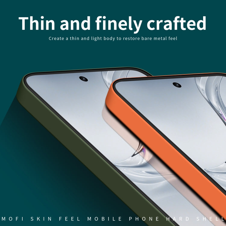 For OPPO K12 / OnePlus Nord CE4 MOFI Qin Series Skin Feel All-inclusive PC Phone Case(Black)