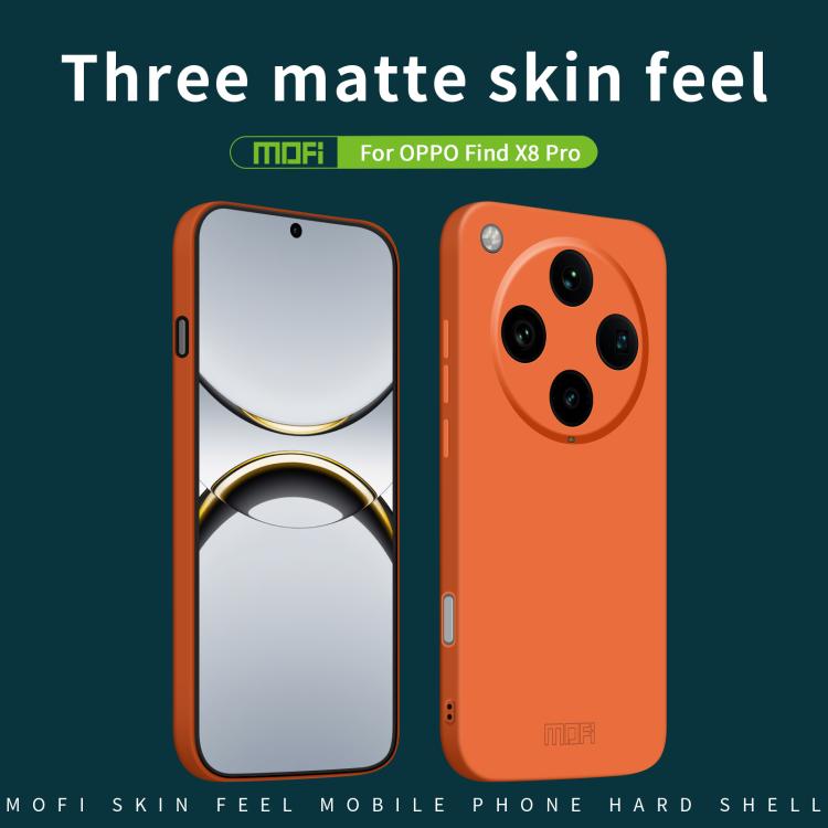 For OPPO Find X8 Pro MOFI Qin Series Skin Feel All-inclusive PC Phone Case(Green)