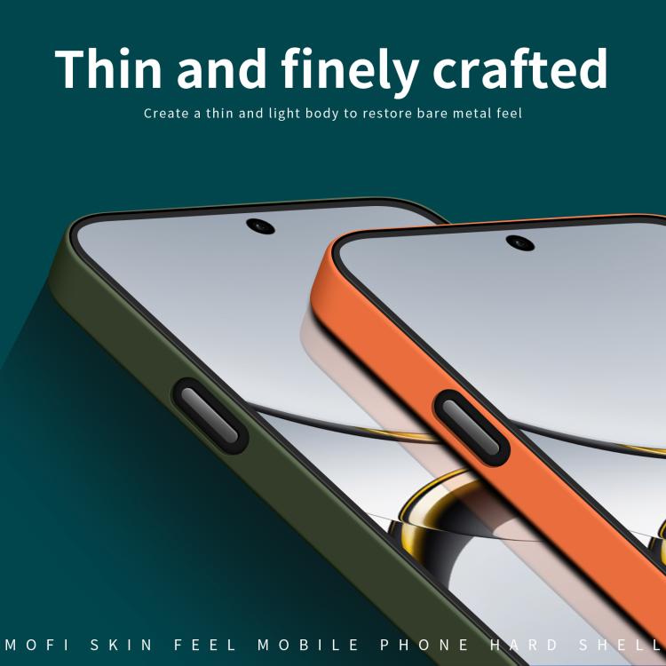 For OPPO Find X8 Pro MOFI Qin Series Skin Feel All-inclusive PC Phone Case(Orange)