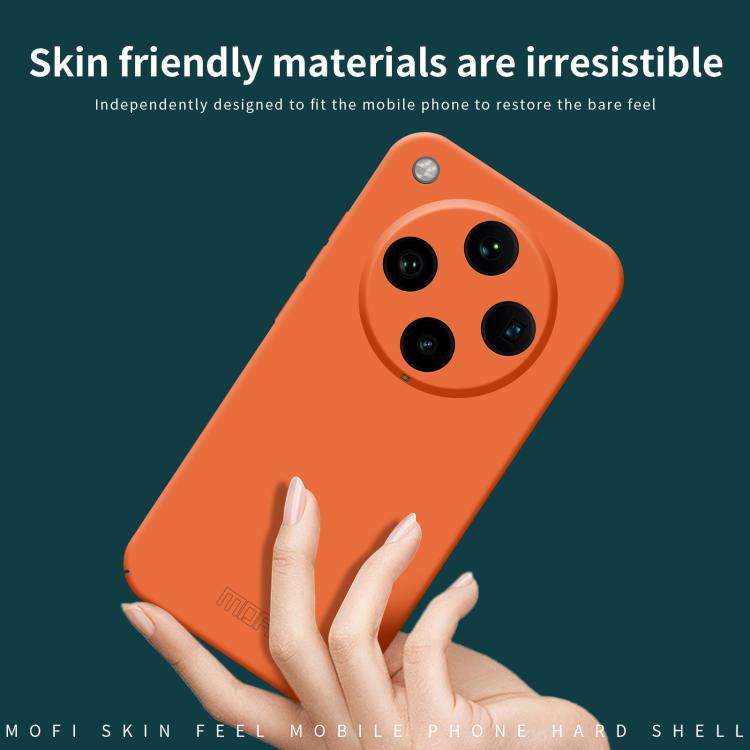 For OPPO Find X8 Pro MOFI Qin Series Skin Feel All-inclusive PC Phone Case(Orange)