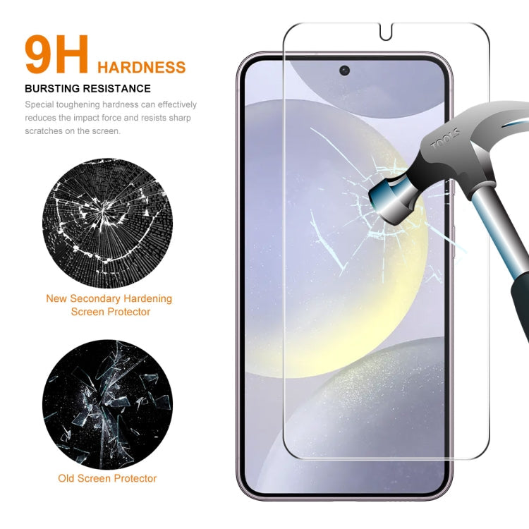 For Samsung Galaxy S24 5G ENKAY Easy Install 0.18mm High Alumina Silicon Full Glass Film, Support Ultrasonic Unlock