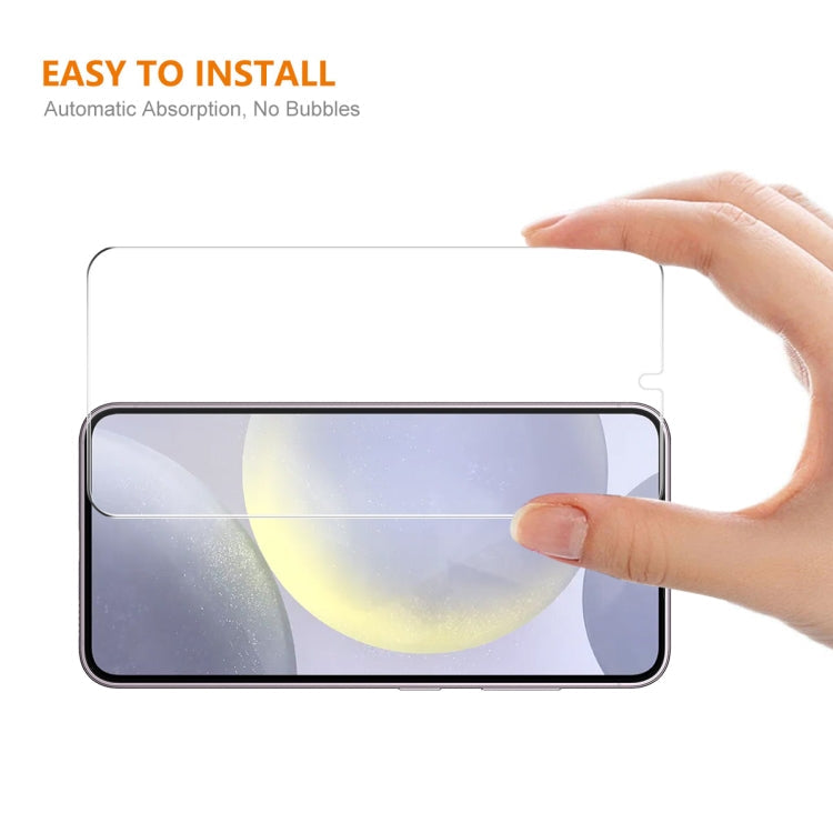 For Samsung Galaxy S24+ 5G ENKAY Easy Install 0.18mm High Alumina Silicon Full Glass Film, Support Ultrasonic Unlock
