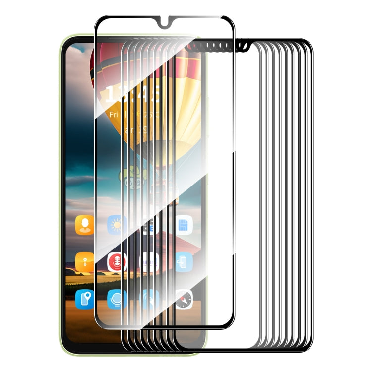 For vivo T1 Pro 10pcs ENKAY Full Glue High Aluminum-silicon Tempered Glass Film