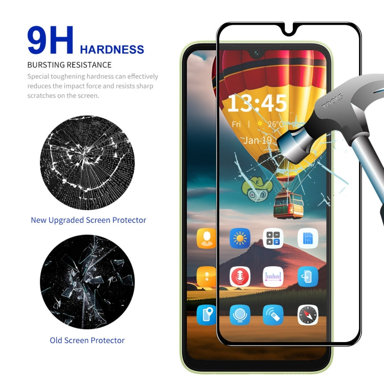 For Infinix Note 12 G96 5pcs ENKAY Full Glue High Aluminum-silicon Tempered Glass Film
