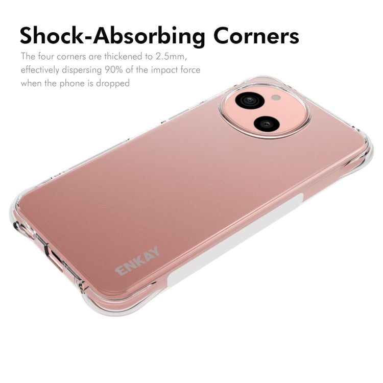 For Sharp Sense9 ENKAY Hat-Prince Transparent TPU Shockproof Phone Case