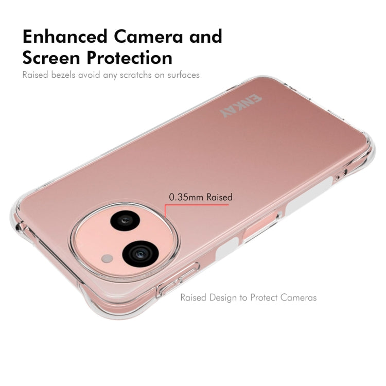 For Sharp Sense9 ENKAY Hat-Prince Transparent TPU Shockproof Phone Case