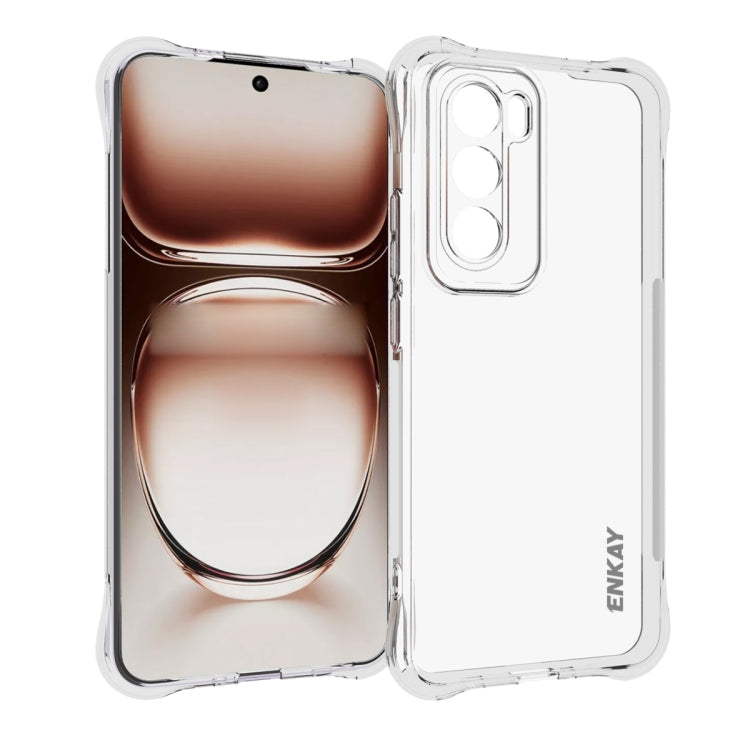 For OPPO Reno12 Pro Global ENKAY Hat-Prince Transparent TPU Shockproof Phone Case