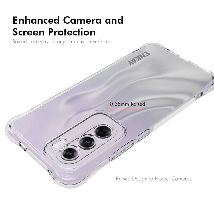 For OPPO Reno12 Pro Global ENKAY Hat-Prince Transparent TPU Shockproof Phone Case