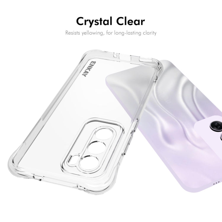 For OPPO Reno12 Global ENKAY Hat-Prince Transparent TPU Shockproof Phone Case