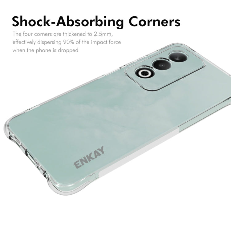 For OPPO A3 Pro 5G Global ENKAY Hat-Prince Transparent TPU Shockproof Phone Case
