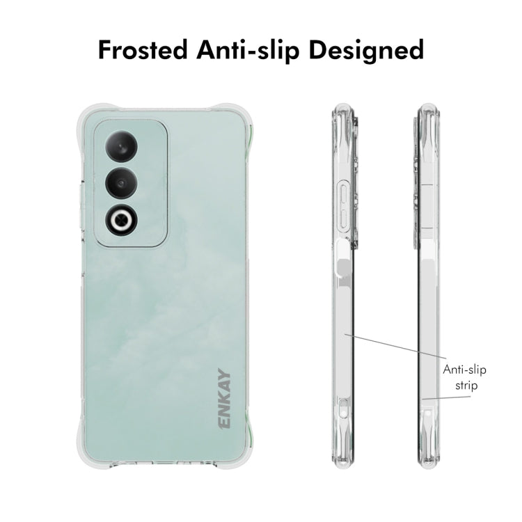 For OPPO A3 Pro 5G Global ENKAY Hat-Prince Transparent TPU Shockproof Phone Case