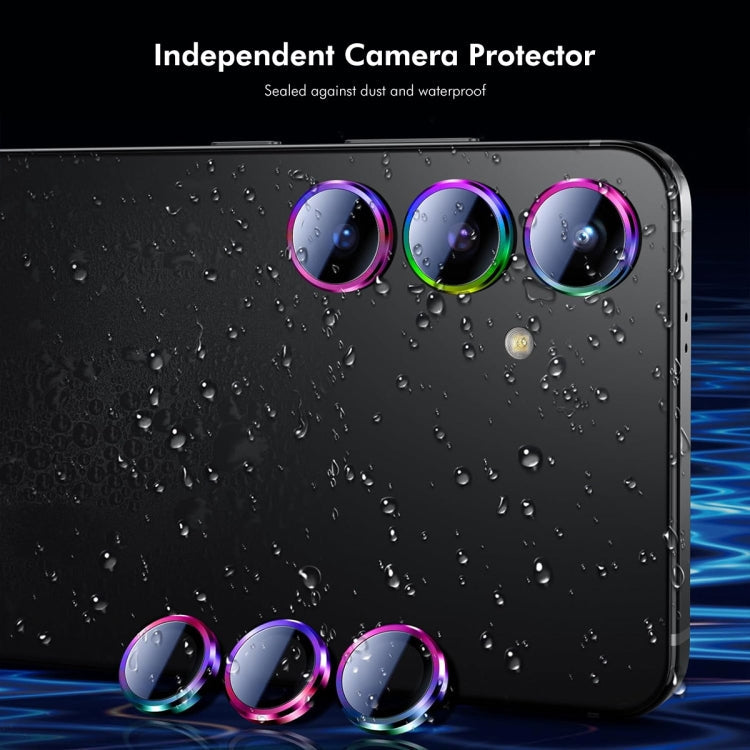 For Samsung Galaxy S24 5G ENKAY Hat-Prince AR 9H Rear Lens Aluminium Alloy Tempered Glass Film(Grey)