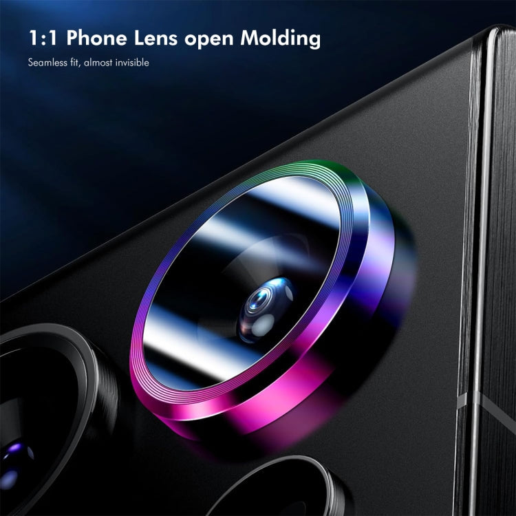 For Samsung Galaxy S24+ 5G ENKAY Hat-Prince AR 9H Rear Lens Aluminium Alloy Tempered Glass Film(Grey)