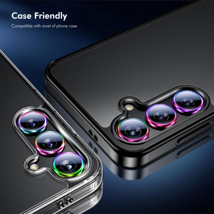 For Samsung Galaxy S23 5G / S23+ 5G ENKAY Hat-Prince AR 9H Rear Lens Aluminium Alloy Tempered Glass Film(Dark Green)