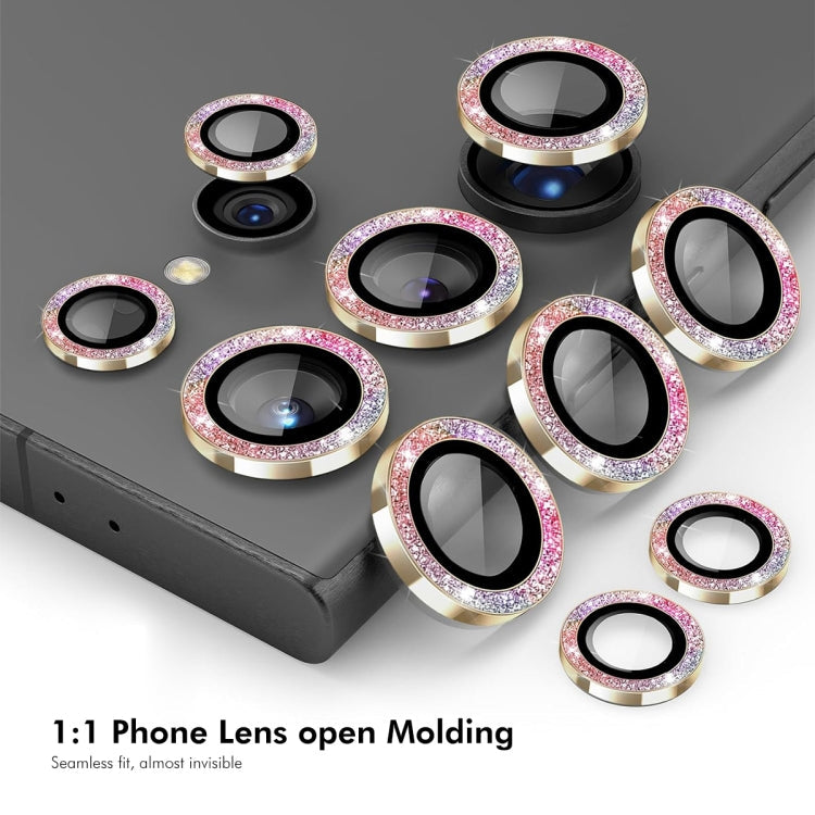 For Samsung Galaxy S24+ 5G ENKAY Hat-Prince AR 9H Rear Lens Glitter Aluminium Alloy Tempered Glass Film(Silver)