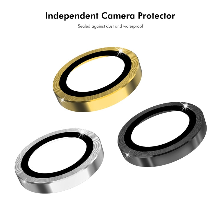 For vivo V27 / V27 Pro ENKAY Hat-Prince 9H Rear Lens Aluminium Alloy Tempered Glass Film(Silver)
