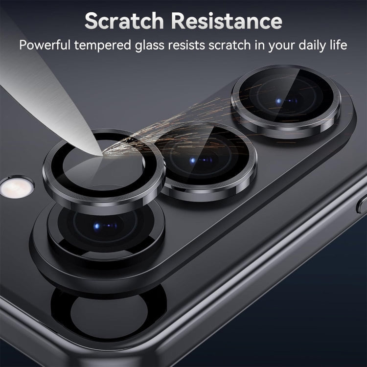 For Samsung Galaxy Z Fold6 ENKAY Hat-Prince 9H Rear Lens Aluminium Alloy Tempered Glass Film(Green)
