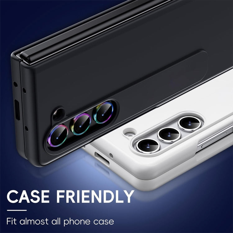 For Samsung Galaxy Z Fold6 ENKAY Hat-Prince 9H Rear Lens Aluminium Alloy Tempered Glass Film(Light Blue)