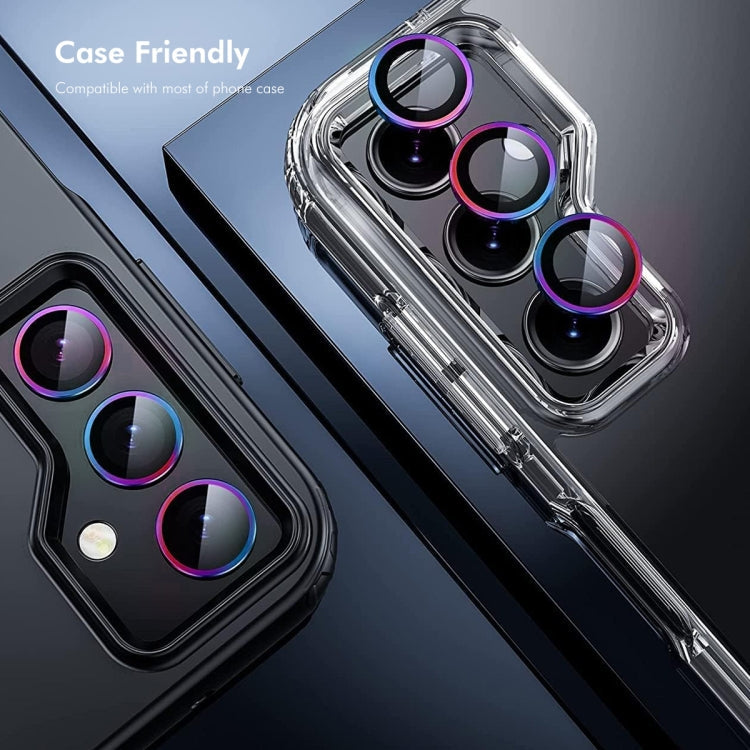 For Samsung Galaxy M55 ENKAY Hat-Prince 9H Rear Camera Lens Aluminium Alloy Tempered Glass Film(Pink)