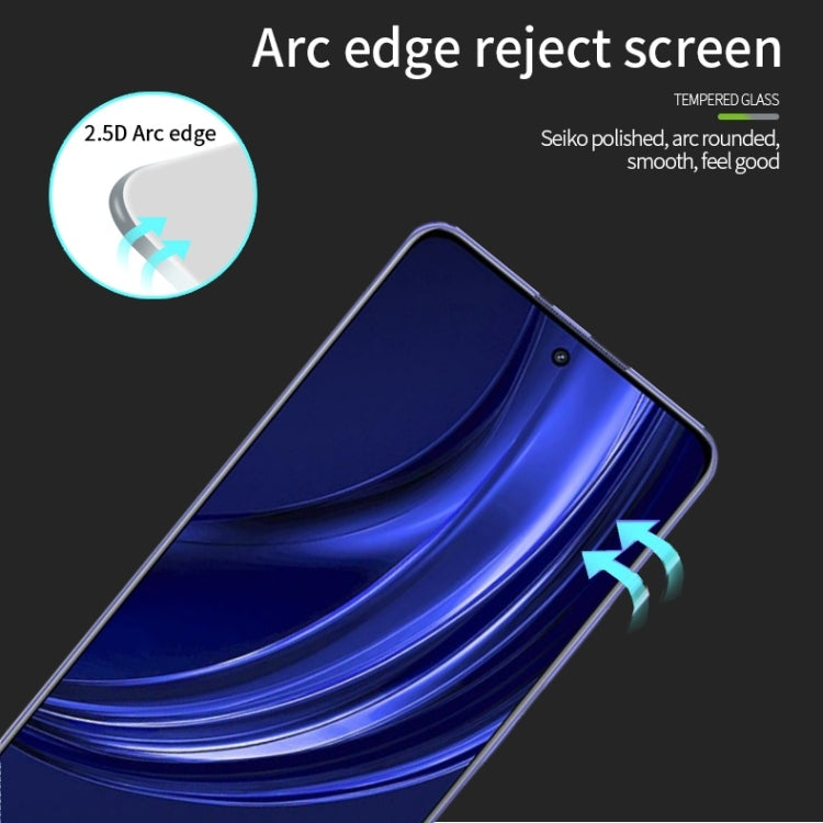 For Realme P1 Speed PINWUYO 9H 2.5D Full Screen Tempered Glass Film(Black)
