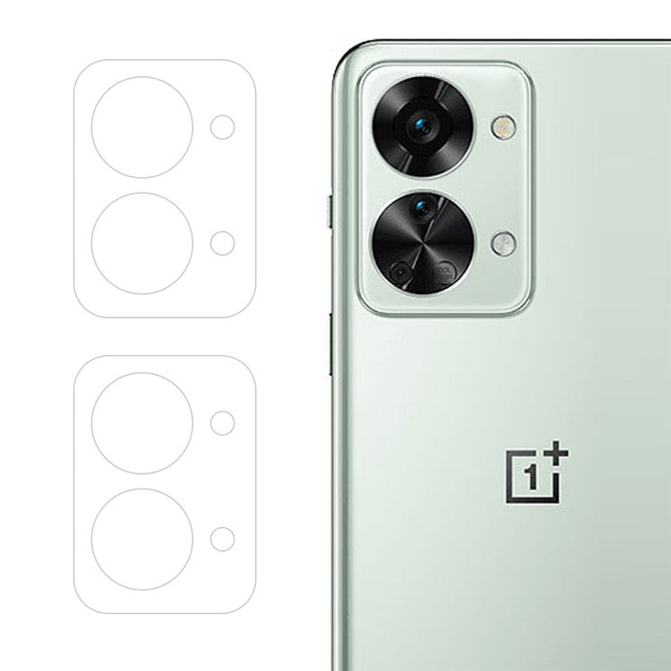 For OnePlus Nord 2T 2pcs ENKAY 9H Rear Camera Lens Tempered Glass Film(Transparent)