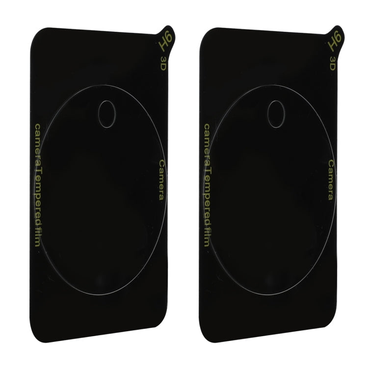 For Redmi 14C 2pcs ENKAY Hat-Prince 9H Rear Camera Lens Tempered Glass Film(Transparent)