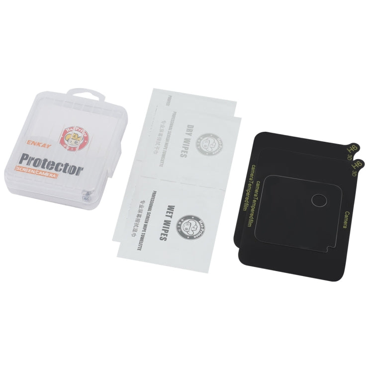For Xiaomi 14 2pcs ENKAY Hat-Prince 9H Rear Camera Lens Tempered Glass Film(Transparent)