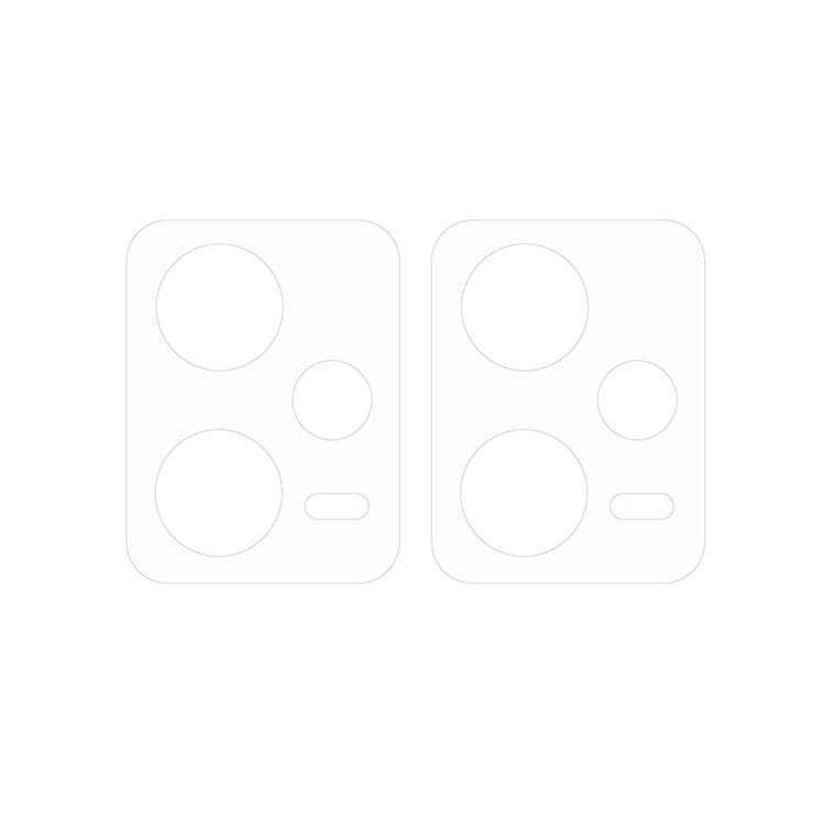For Redmi Note 12 Pro 5G 2pcs ENKAY Hat-Prince 9H Rear Camera Lens Tempered Glass Film(Transparent)