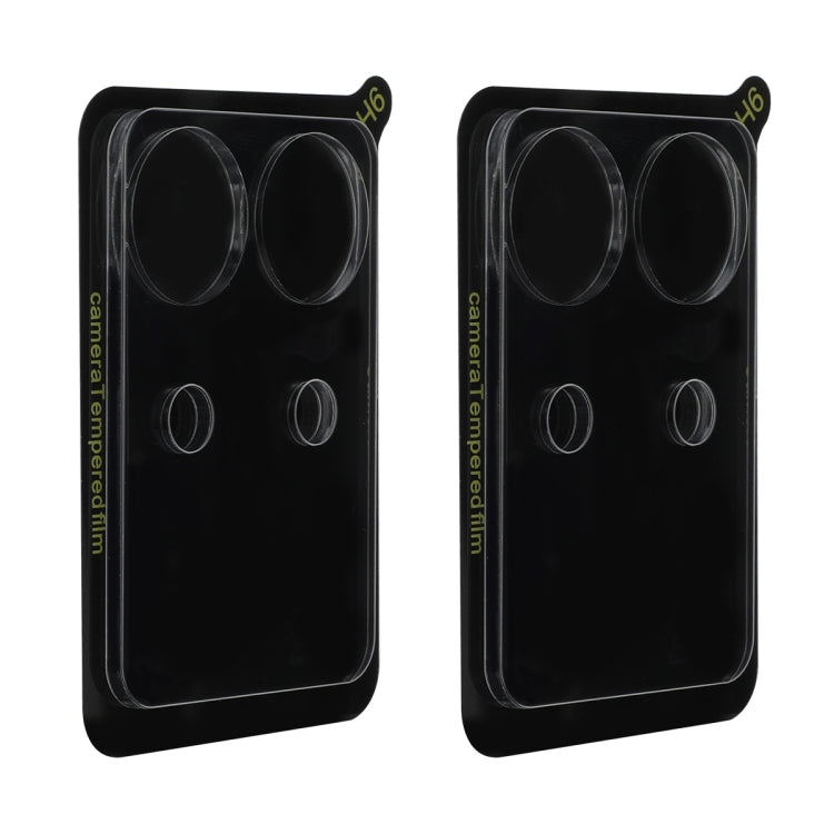 For Redmi Note 13 Pro 4G / Poco M6 Pro 4G 2pcs ENKAY Hat-Prince 9H Rear Camera Lens Tempered Glass Film(Transparent)