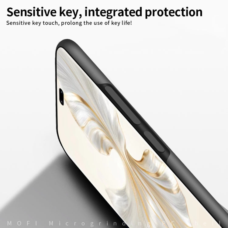 For Honor 100 Pro MOFI Frosted PC Ultra-thin Hard Phone Case(Black)