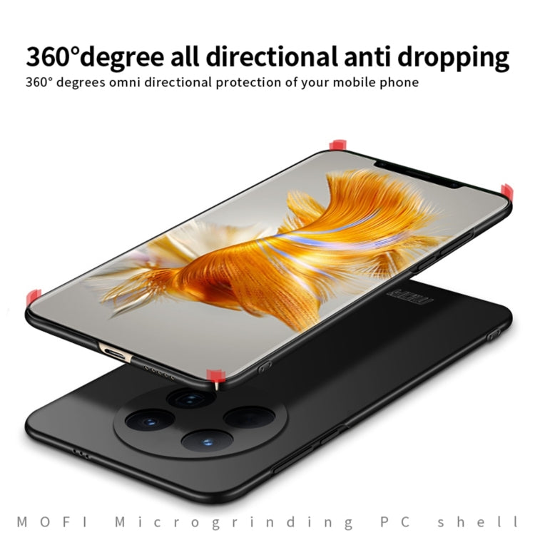 For Honor X60 Pro / X9c MOFI Frosted PC Ultra-thin Hard Phone Case(Black)