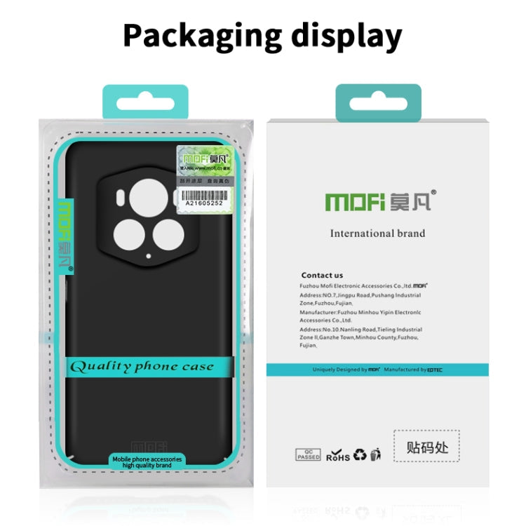 For Honor Magic7 Pro MOFI Frosted PC Ultra-thin Hard Phone Case(Black)