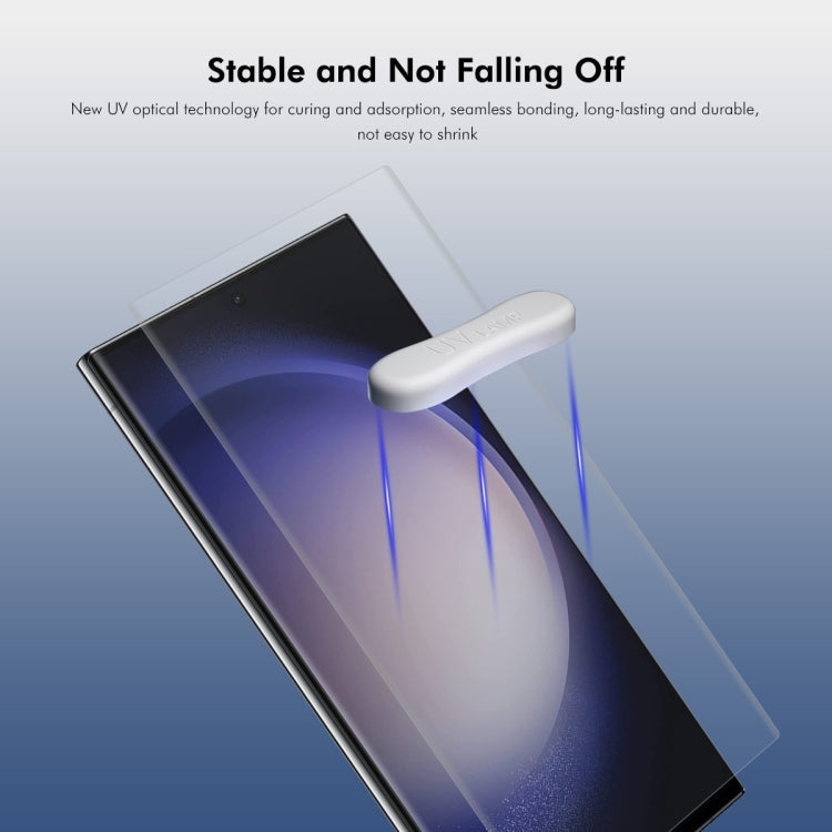 For Samsung Galaxy S23 Ultra 5G ENKAY Hat-Prince UV Full Glue Tempered Glass Film