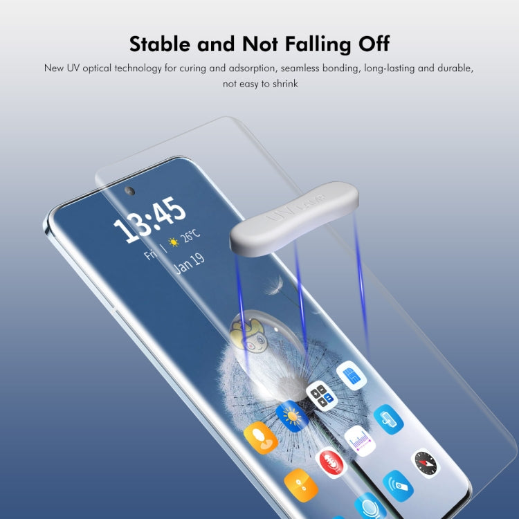 For Huawei Nova 10 2pcs ENKAY Hat-Prince UV Full Glue Tempered Glass Film