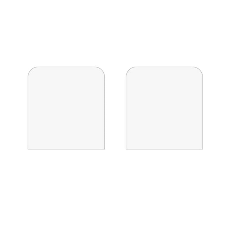 For Redmi Pad 2pcs ENKAY Hat-Prince 9H Rear Camera Lens Tempered Glass Film(Transparent)