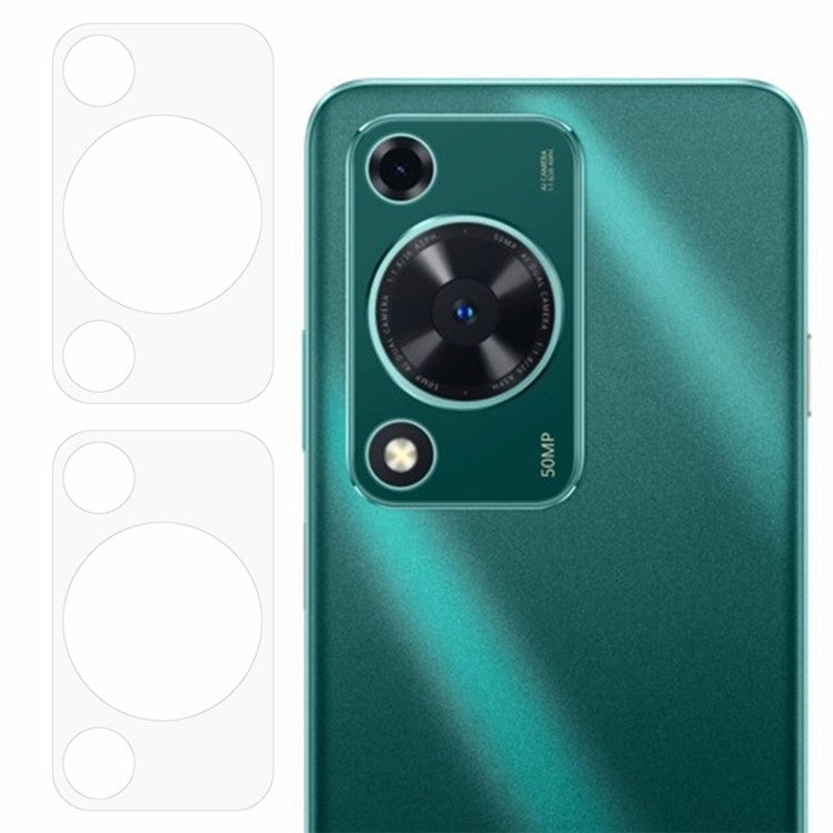 For Huawei Enjoy 70 2pcs ENKAY 9H Rear Camera Lens Tempered Glass Film
