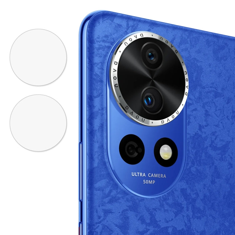 For Huawei Nova 12 Pro / 12 Ultra 2pcs ENKAY 9H Rear Camera Lens Tempered Glass Film