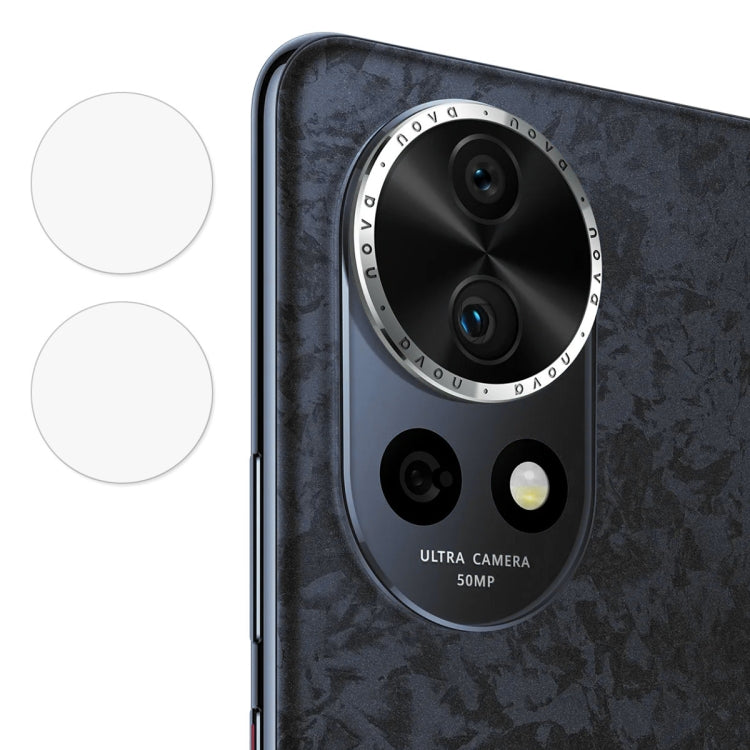 For Huawei nova 12 / nova 11 SE 2pcs ENKAY 9H Rear Camera Lens Tempered Glass Film