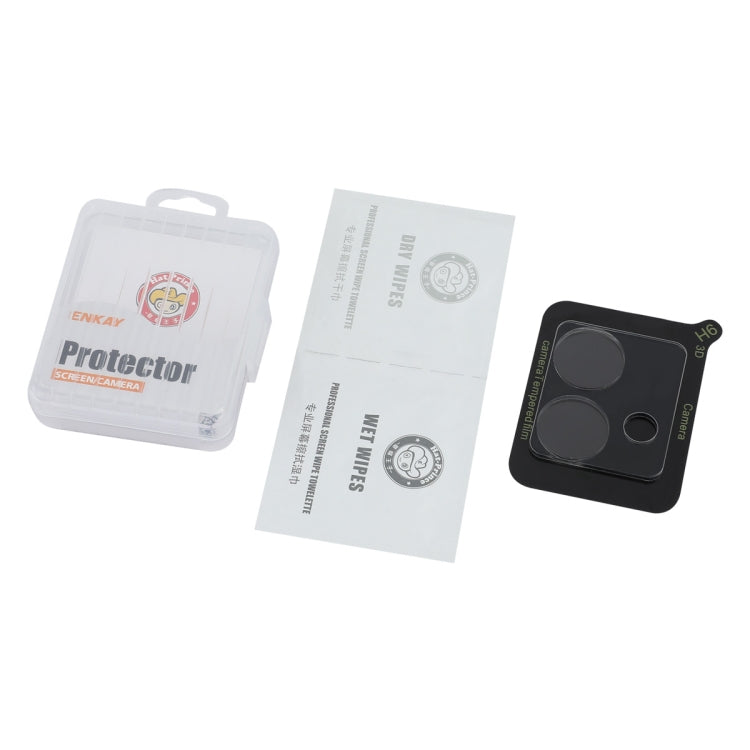 For Motorola Moto Edge 40 Neo ENKAY Hat-Prince 9H Rear Camera Lens Tempered Glass Film(Transparent)
