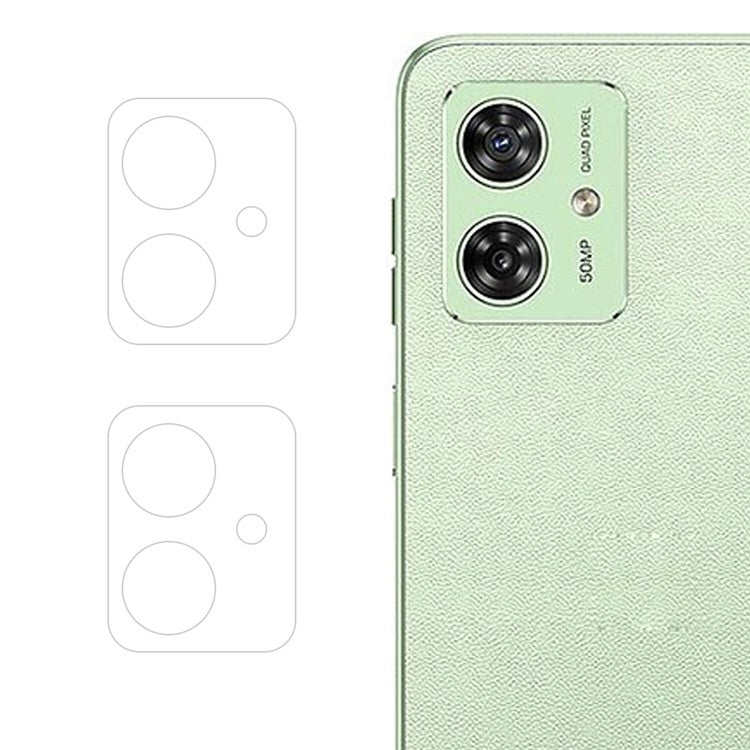 For Motorola Moto G54 2pcs ENKAY Hat-Prince 9H Rear Camera Lens Tempered Glass Film(Transparent)