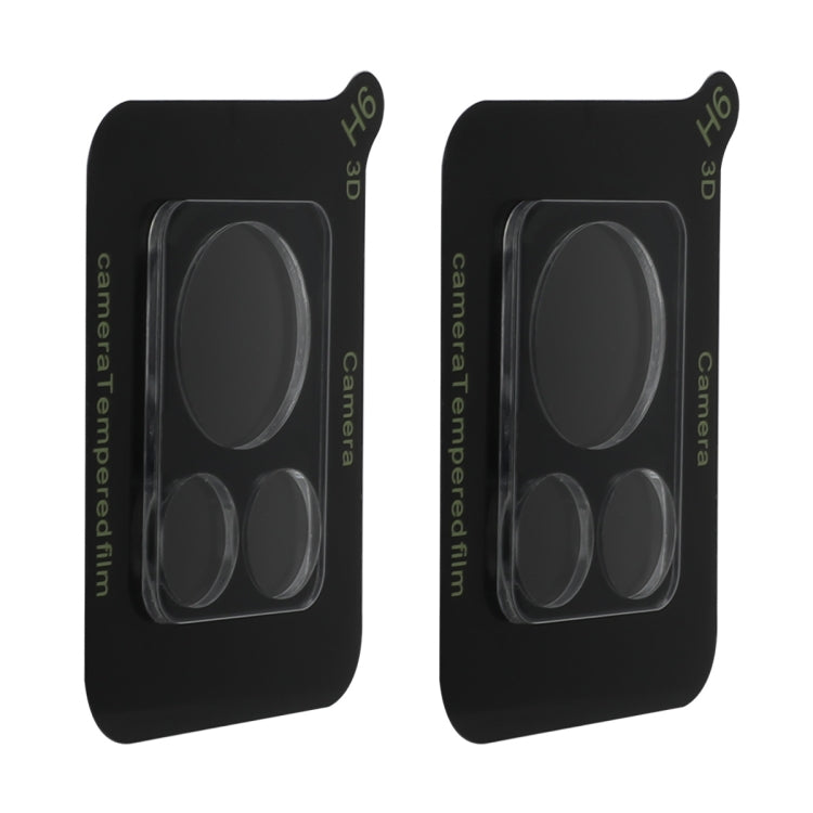 For Motorola Moto X30 Pro 2pcs ENKAY Hat-Prince 9H Rear Camera Lens Tempered Glass Film(Transparent)